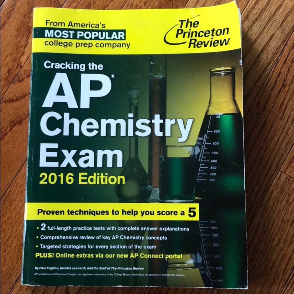 AP Chemistry Exam Test Prep Book 2016 edition